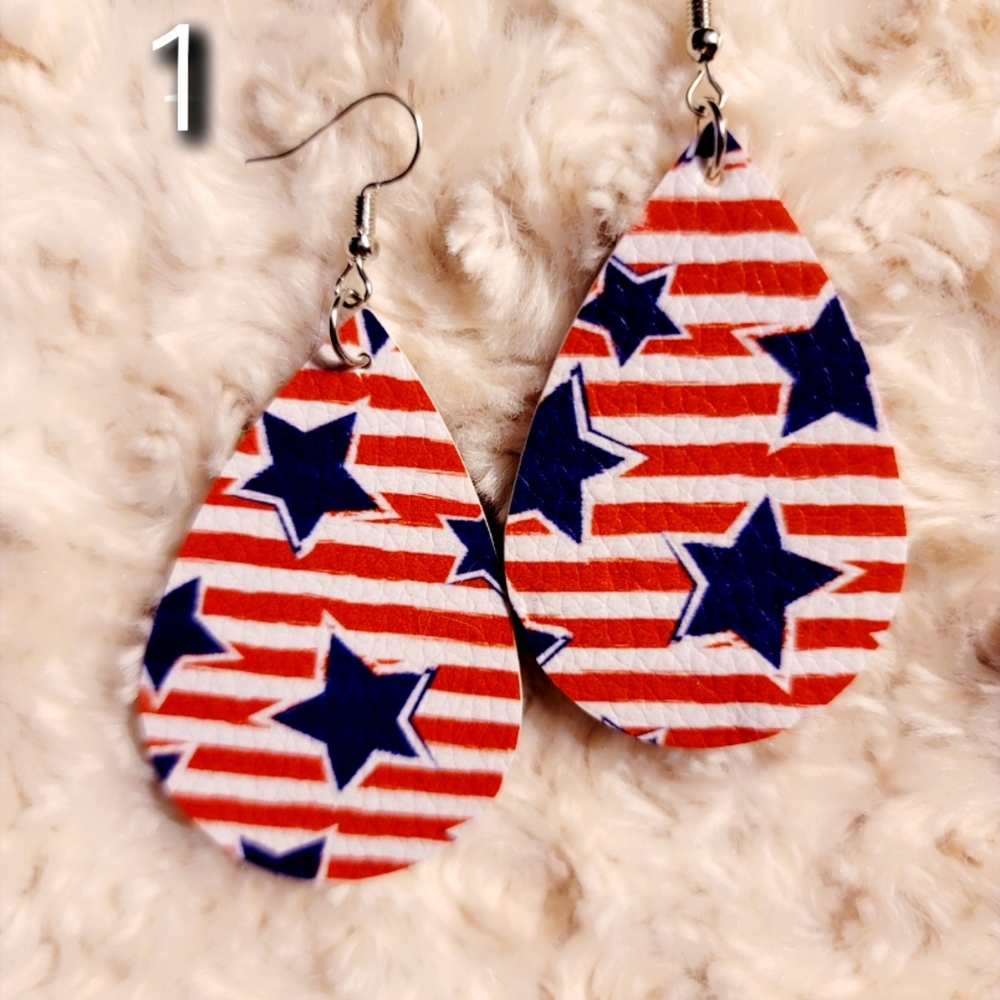 4th of July Earrings